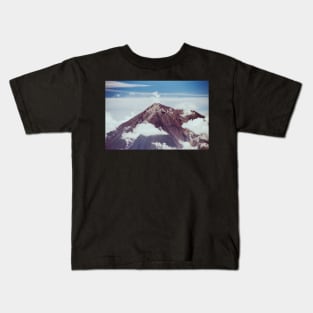 Peak of Guatemalan Volcano Fuego Shot on Film Kids T-Shirt